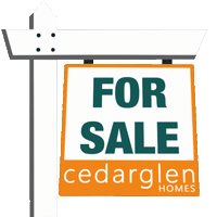 Cedarglen_Homes for sale for sale sign cedarglen cedarglen homes Sticker