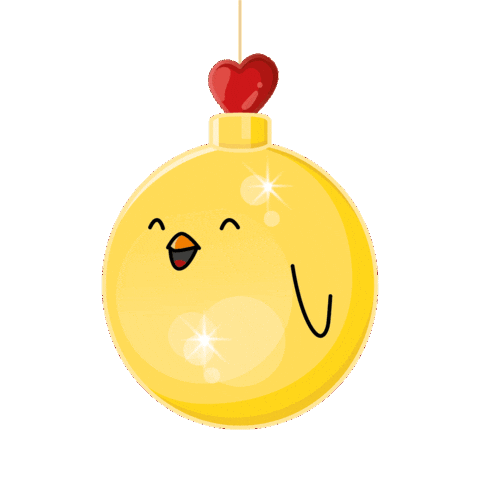 Christmas Gold Sticker by Beaky Boops