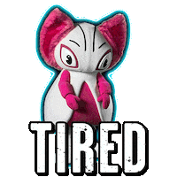 Tired Give Up Sticker by Bullet Train