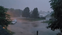 Heavy Wind and Rain Batter St Louis Suburb Amid Flash Flooding