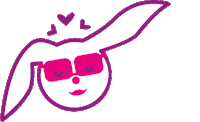 FridaFantasie frida hase herzen fantasie Sticker