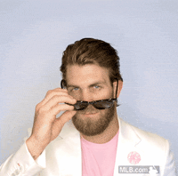 Bryce Harper Deal With It GIF by MLB