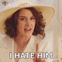 Angry Rachel Brosnahan GIF by The Marvelous Mrs. Maisel