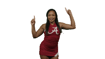 Alabama Football Point Sticker by The University of Alabama