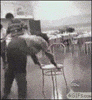 chair fail GIF
