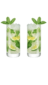 Cheers Rum Sticker by Bacardi