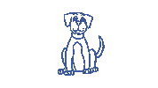 TrovaSposi lovvo trovasposi trovasposiit dog salut Sticker