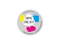 einmalohnebitte plastikfrei eob rehabrepublic einmalohnebitte Sticker