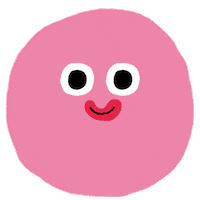 Pink Smile Sticker by Maria Rodilla