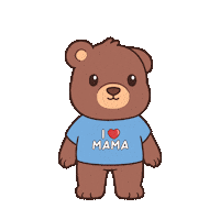 Teddy Bear Love Sticker by BEARISH