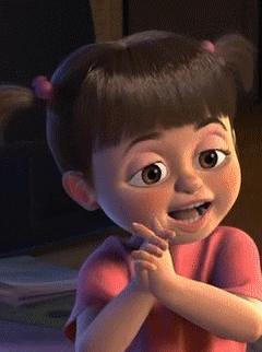 excited monsters inc GIF
