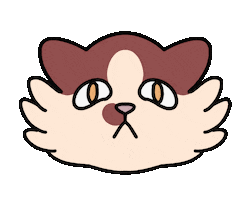 Excited Cat Sticker