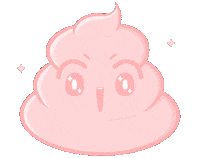 Pink Poop Sticker