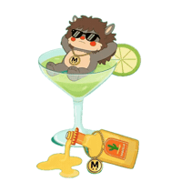 Drunk Happy Hours Sticker