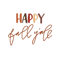 Happy Fall Sticker
