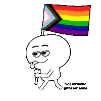 Gay Pride Sticker by Kyle Samuels