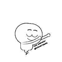 Ghost Dab Sticker by Kyle Samuels