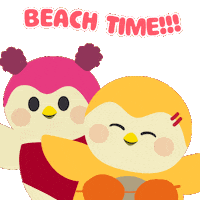 Summer Beach Sticker by Finch Care