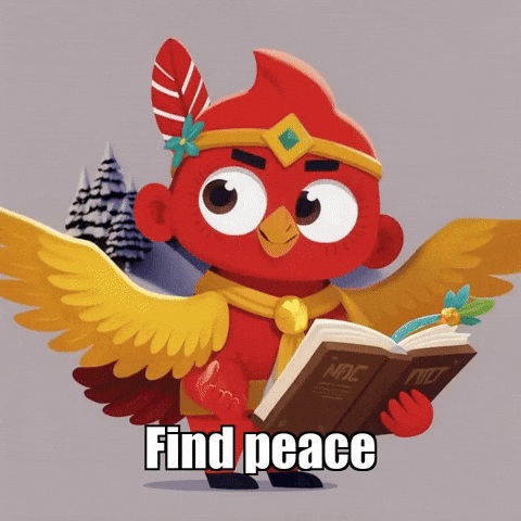 Peace Wisdom GIF by The Cardinal Virtue