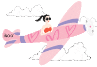beauty flying Sticker