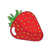 Strawberry Sticker by culture pop soda