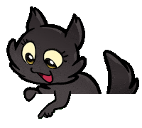 Check This Out Look Here Sticker by Créu Cat