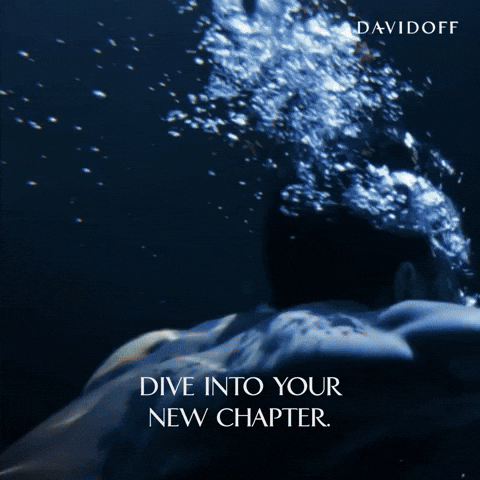 Water Bubbles GIF by Davidoff Parfums