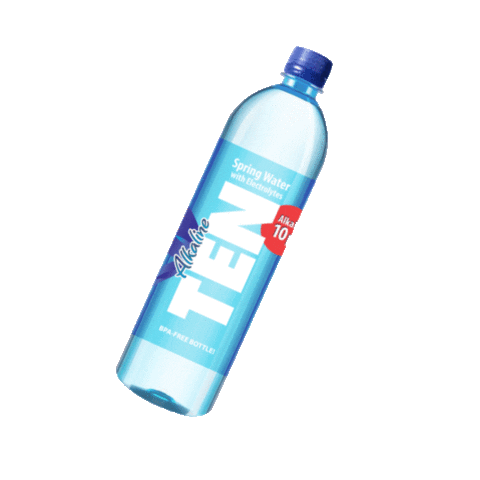 TENWATER giphyupload drink water spring Sticker