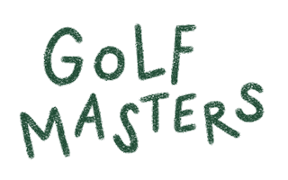 The Masters Golf Sticker by Catharina Stewart