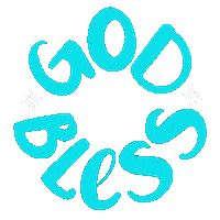God Bless Sticker