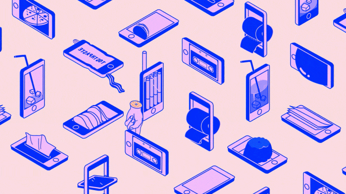 ShawnFan giphyupload art illustration phone GIF