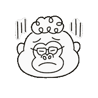 Sad Gorilla Sticker