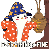 Burning On Fire Sticker by Pudgy Penguins