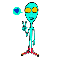Area 51 Love Sticker