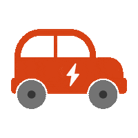 JustOnCompany car jump auto electric car Sticker