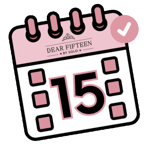 DearFifteen dear fifteen dear fifteen by solei dearfifteenbysolei dearfifteen Sticker