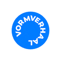 vormverhaal logo design branding newwork Sticker
