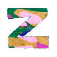 Alphabet Z Sticker by angie amaro