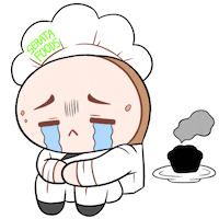 Sad Food Sticker by SerataFoods