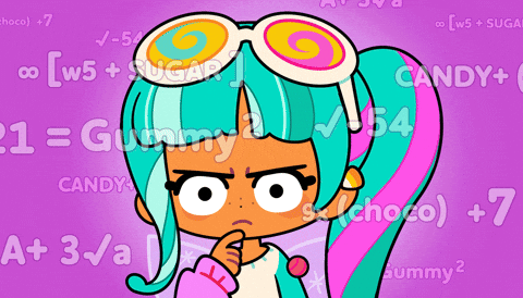 SparklesMagicalMarket giphyupload thinking think math GIF