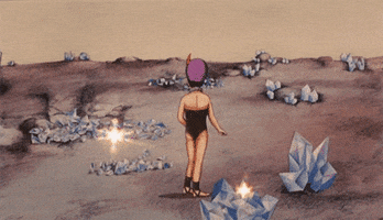 Fantastic Planet Crystals GIF