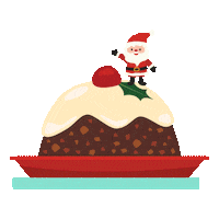 Baking Christmas Cake Sticker by Domino Sugar