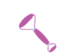 rebelwaxingco skincare waxing jade roller face roller Sticker