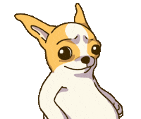 Animation Dog Sticker
