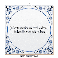 Focus Spreuk Sticker by Tegelspreuken.nl