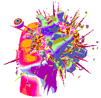 Art Head Sticker by badblueprints