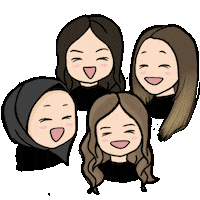Happy Friends Sticker