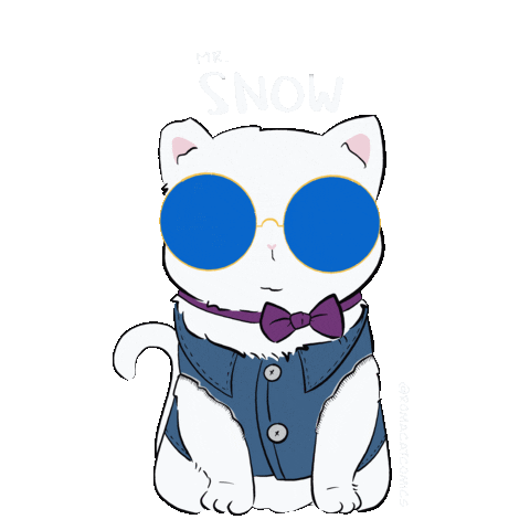 Snow Snowcat Sticker
