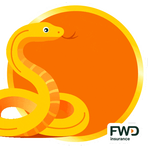 Snake Coin Sticker by FWD Insurance