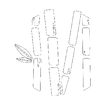 Bamboo Sticker by Mistle